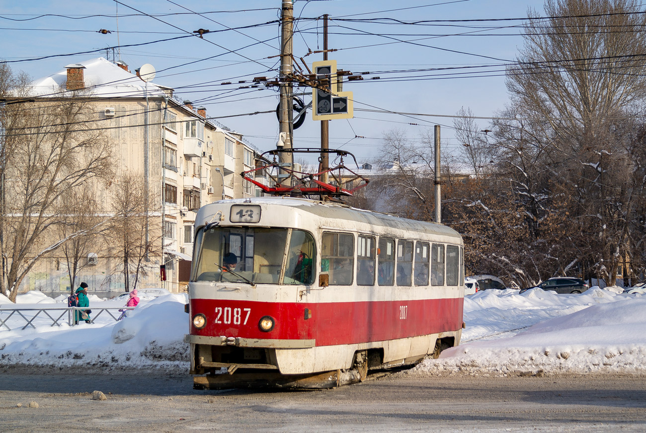 Самара, Tatra T3SU (двухдверная) № 2087; Самара — Происшествия