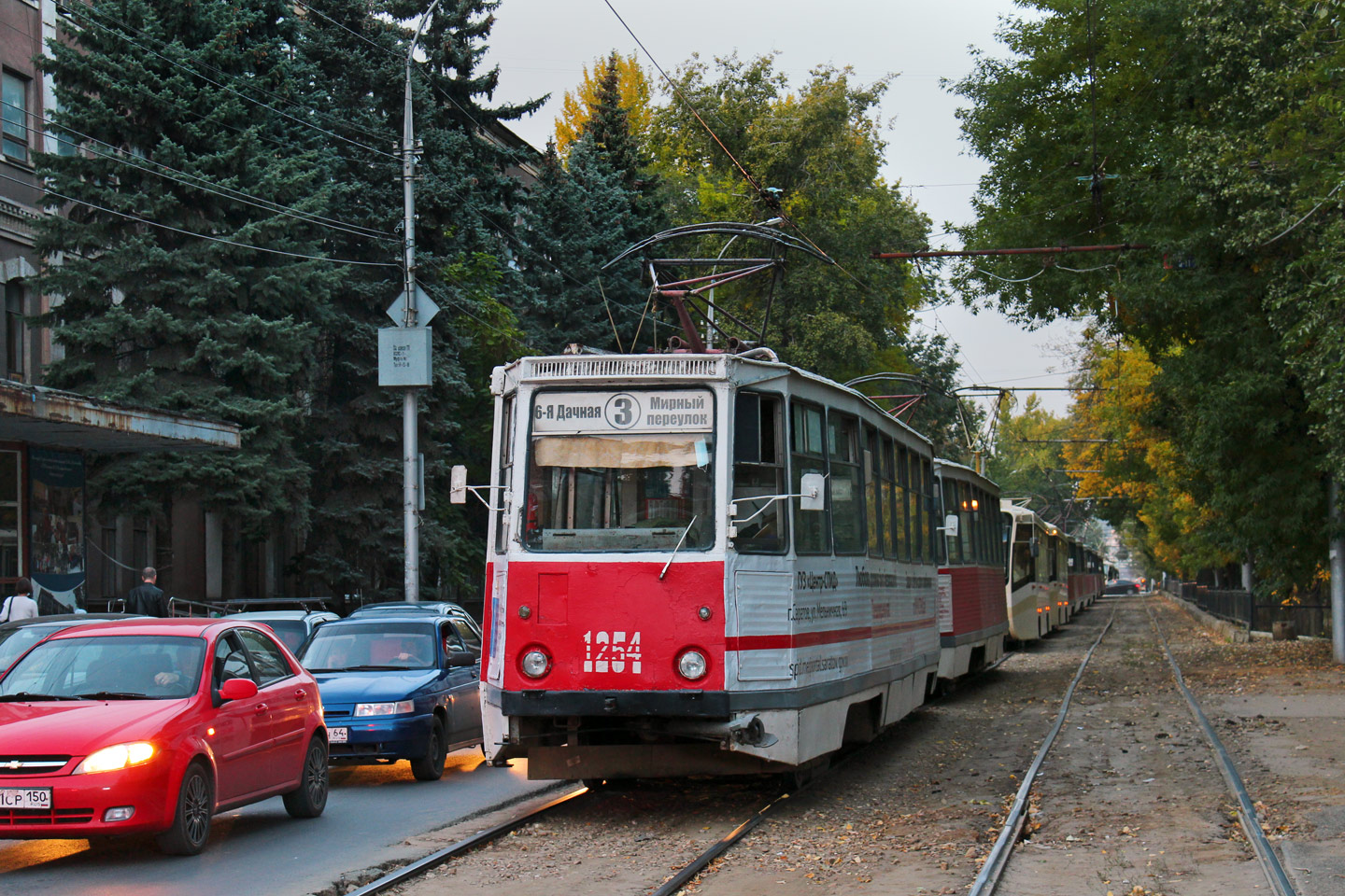 Саратов, 71-605 (КТМ-5М3) № 1254; Саратов — Происшествия