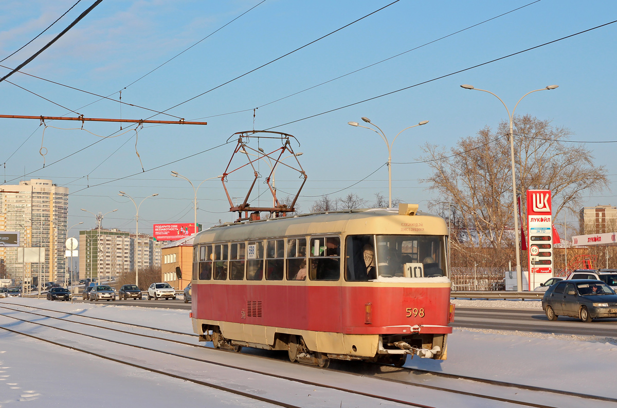 Екатеринбург, Tatra T3SU № 598
