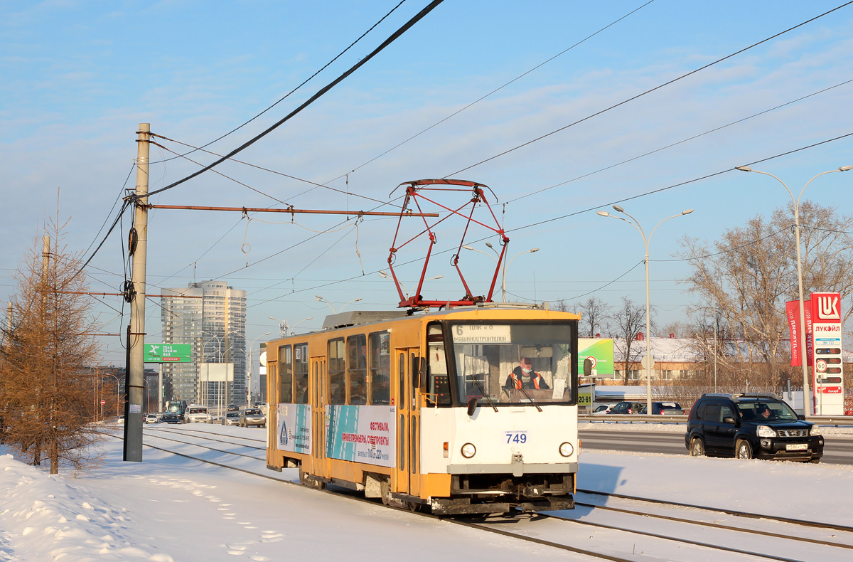 Yekaterinburg, Tatra T6B5SU № 749