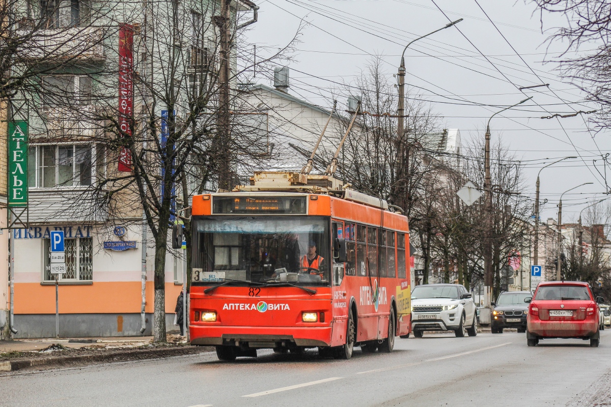 Tver, Trolza-5275.03 “Optima” — 82; Tver — The last years of the Tver trolleybus (2019 — 2020)