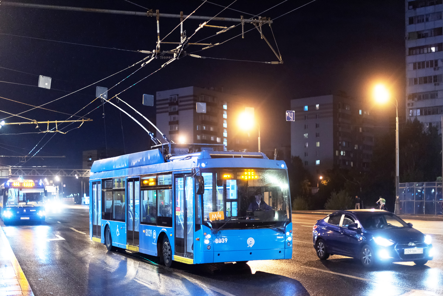 Москва, Тролза-5265.00 «Мегаполис» № 8039; Москва — Закрытие движения Московского троллейбуса 24 — 25 августа 2020