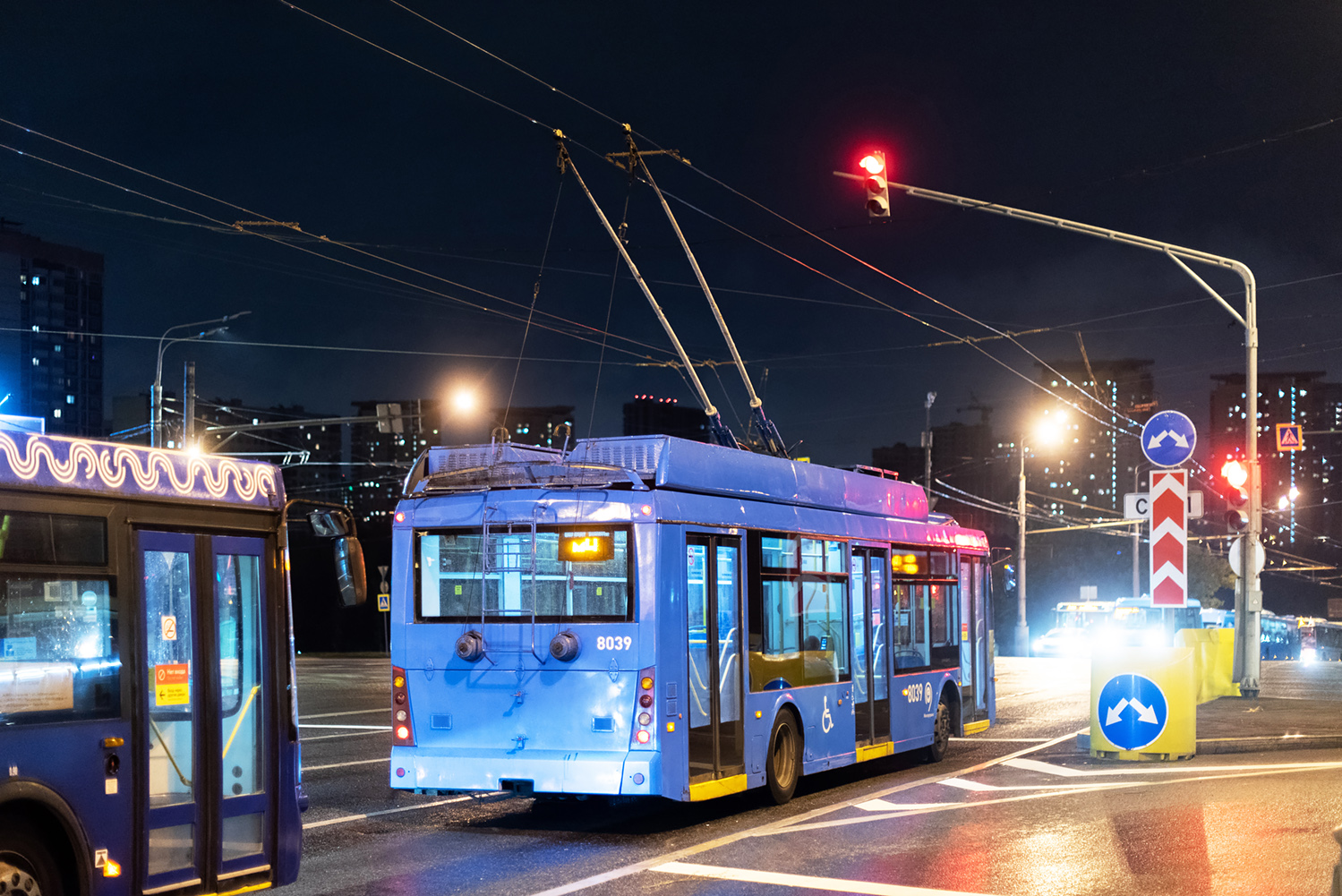Москва, Тролза-5265.00 «Мегаполис» № 8039; Москва — Закрытие движения Московского троллейбуса 24 — 25 августа 2020
