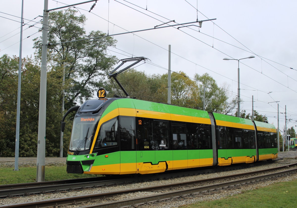 Poznań, Modertrans Moderus Gamma LF 02 AC — 606 Poznań, Modertrans Moderus Gamma LF 02 AC — 606