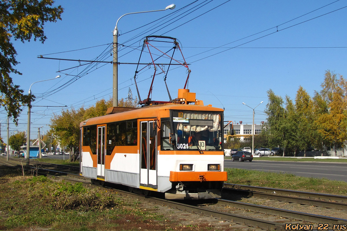 Барнаул, Tatra T3SU КВР Барнаул № 3021