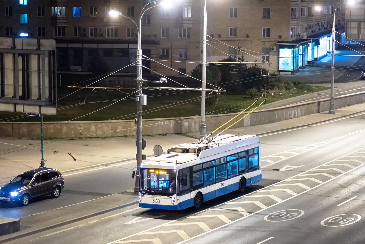 Москва, Тролза-5265.00 «Мегаполис» № 8160; Москва — Закрытие движения Московского троллейбуса 24 — 25 августа 2020