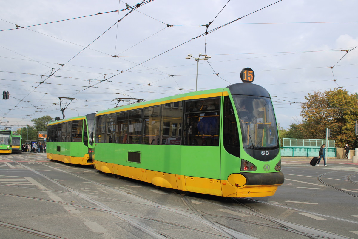 Познань, Konstal 105N-Alfa HF07 № 83