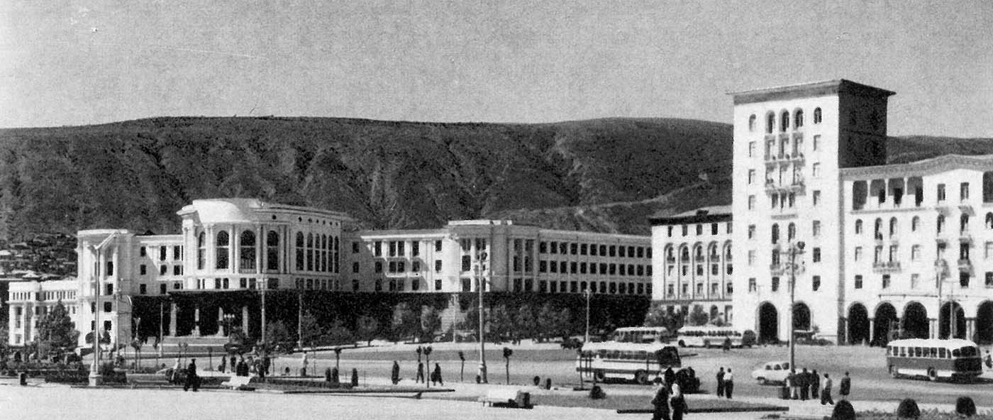 Tbilisi — Old photos and postcards — trolleybus