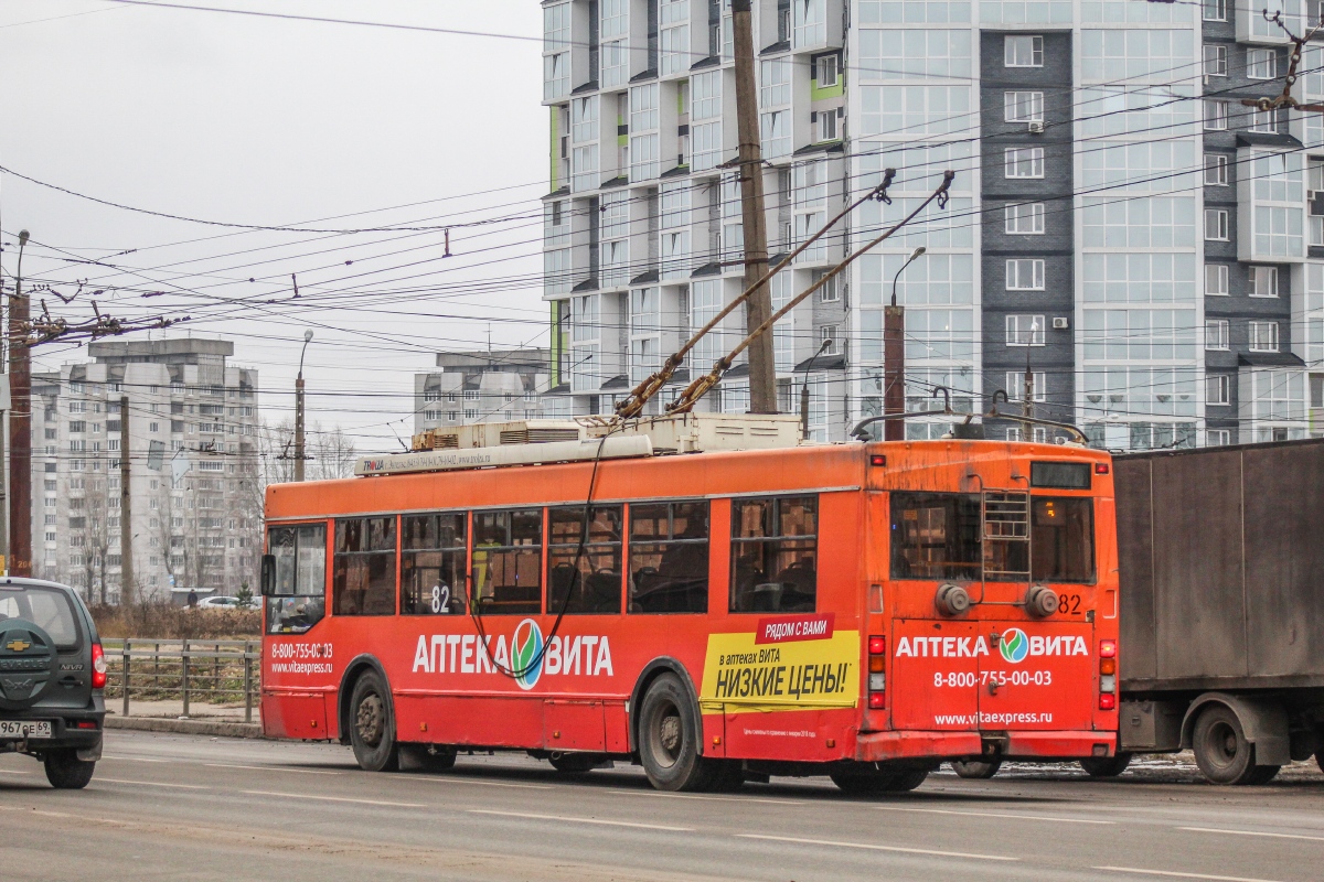 Tver, Trolza-5275.03 “Optima” N°. 82; Tver — The last years of the Tver trolleybus (2019 — 2020)