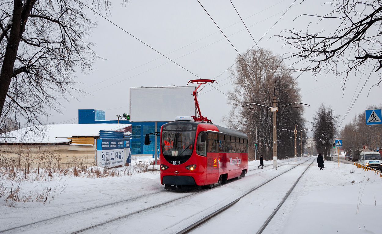 Златоуст, Tatra T3K «Иж» № 001