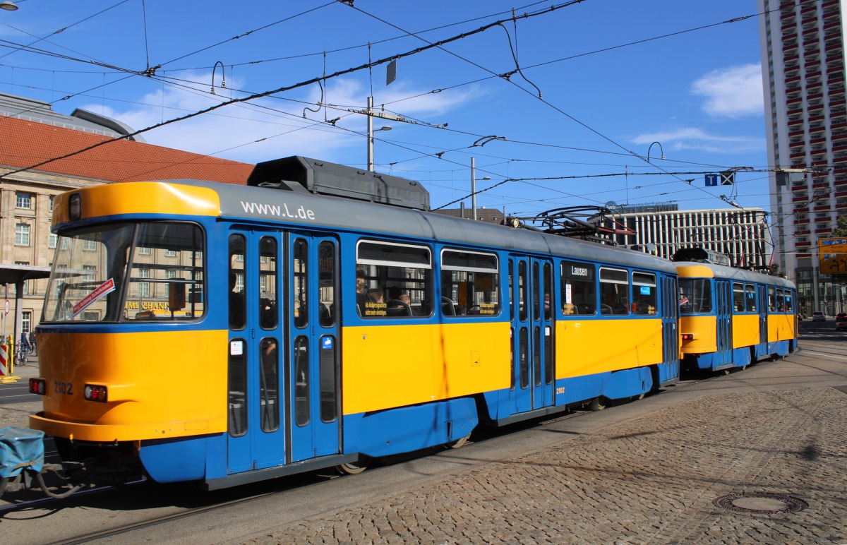 Leipzig, Tatra T4D-M1 № 2102 Leipzig, Tatra T4D-M1 № 2102