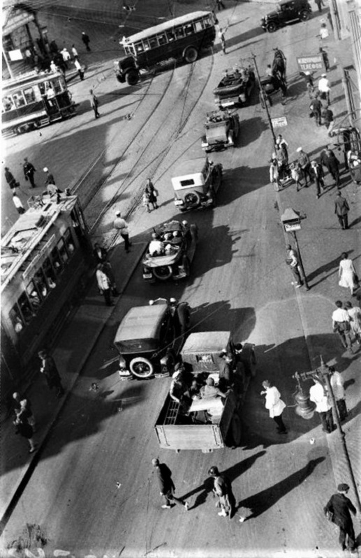 Москва, БФ № 843; Москва — Исторические фотографии — Трамвай и Троллейбус (1921-1945)