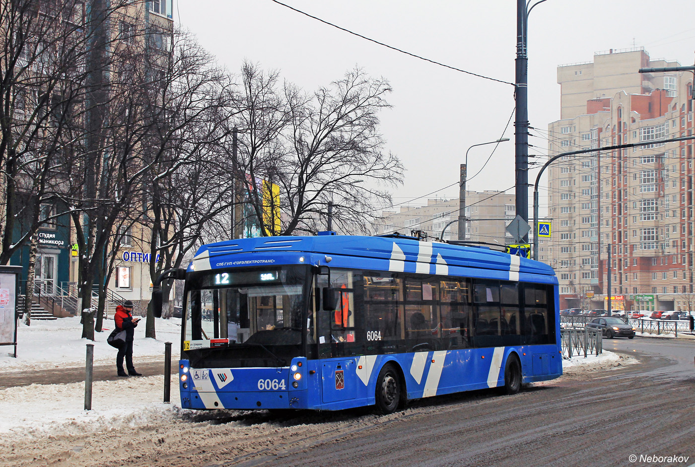 Санкт Петербург, Тролза-5265.08 «Мегаполис» № 6064