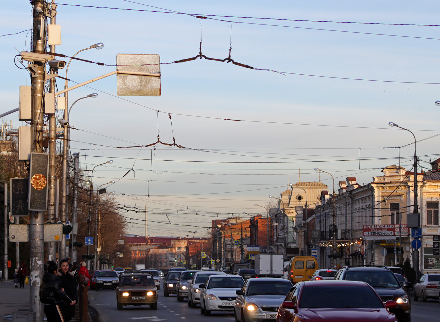Владикавказ — Закрытые троллейбусные линии; Владикавказ — Контактная сеть &mdash; троллейбус