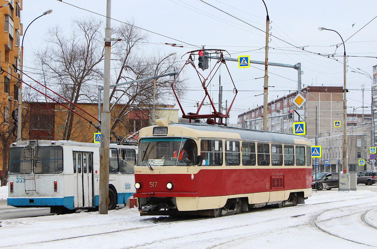 Екатеринбург, Tatra T3SU (двухдверная) № 517