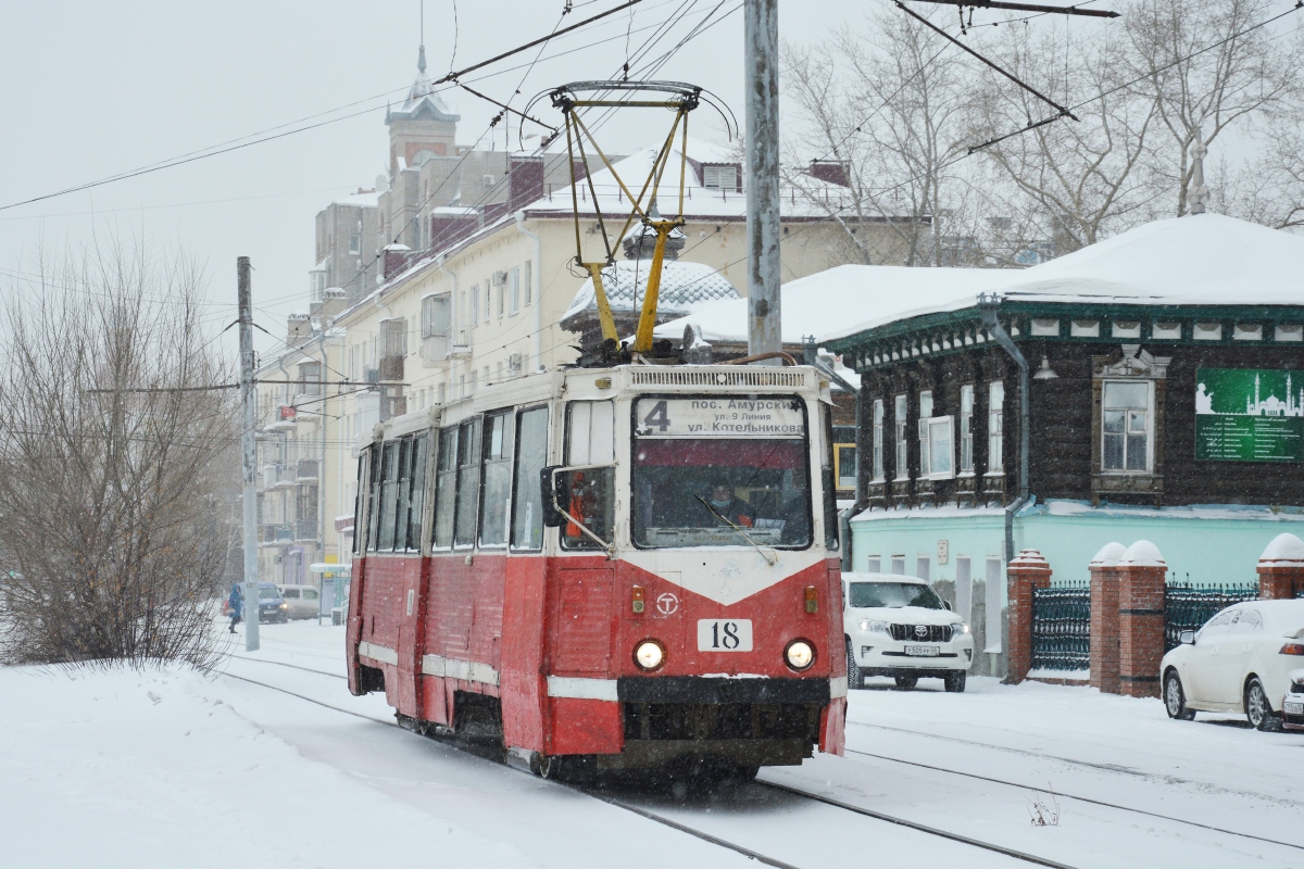 Омск, 71-605 (КТМ-5М3) № 18