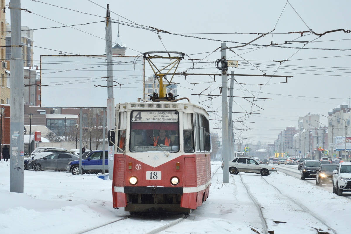 Омск, 71-605 (КТМ-5М3) № 18