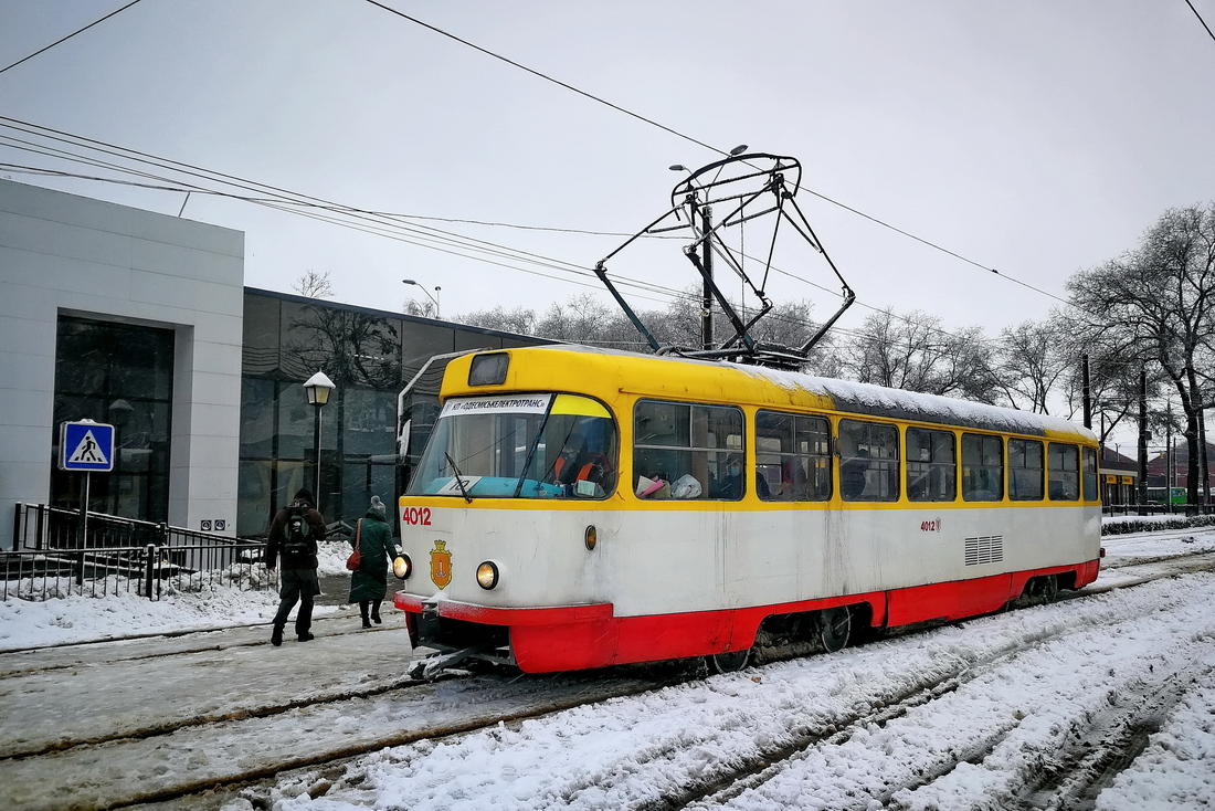 Одесса, Tatra T3R.P № 4012