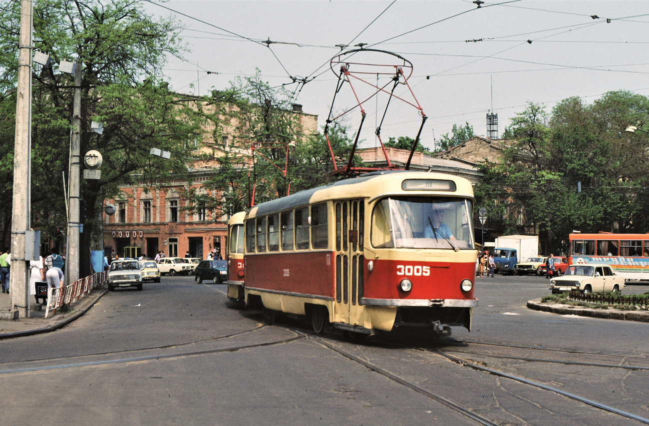 Одесса, Tatra T3SU (двухдверная) № 3005