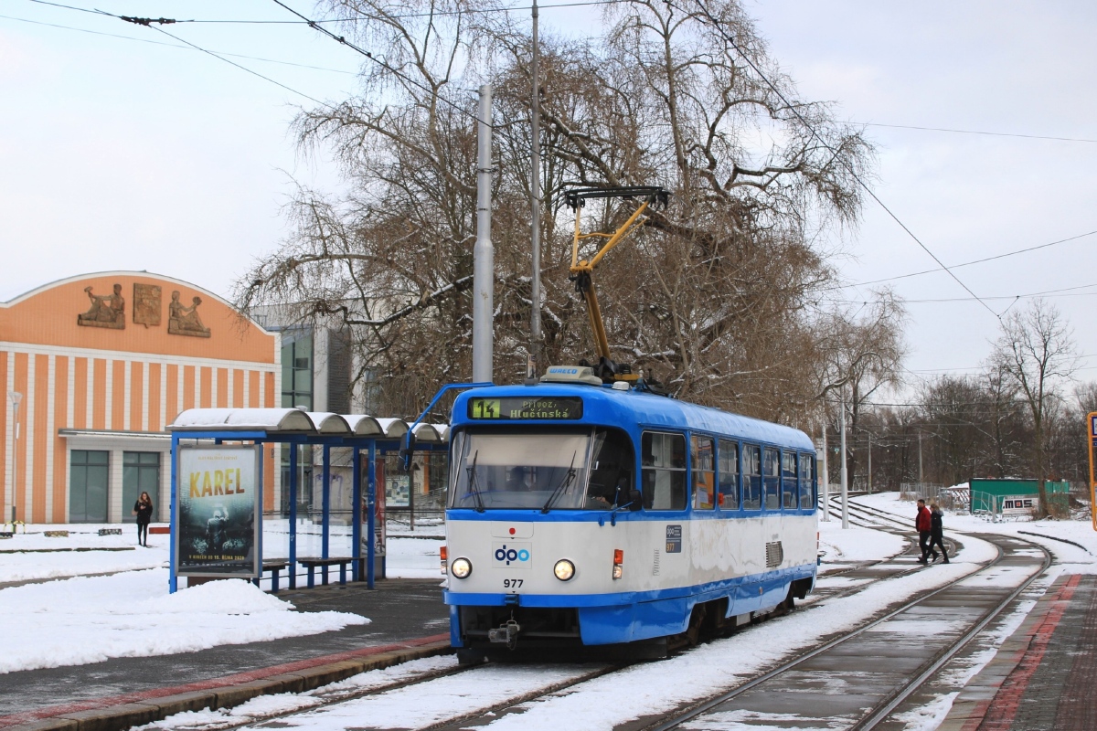 Острава, Tatra T3R.P № 977