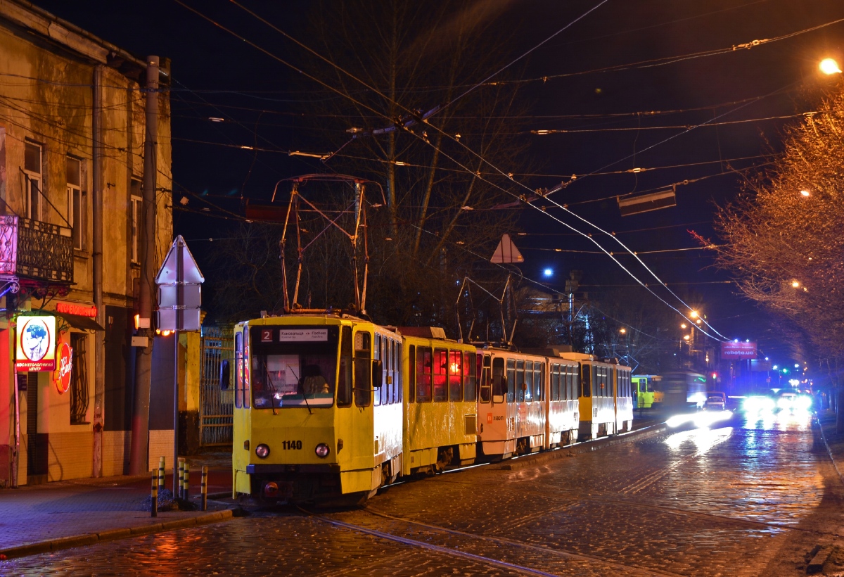 Львов, Tatra KT4SU № 1140