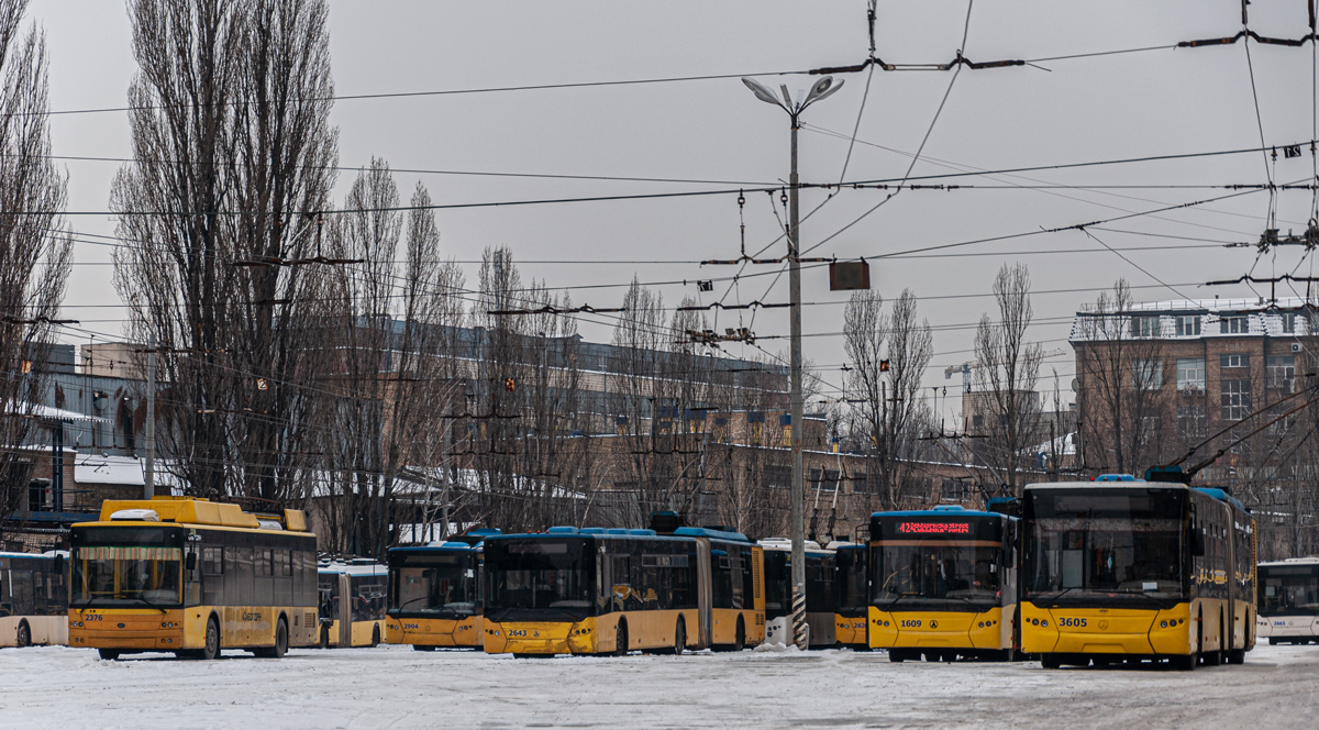 Киев — Троллейбусные депо: 2