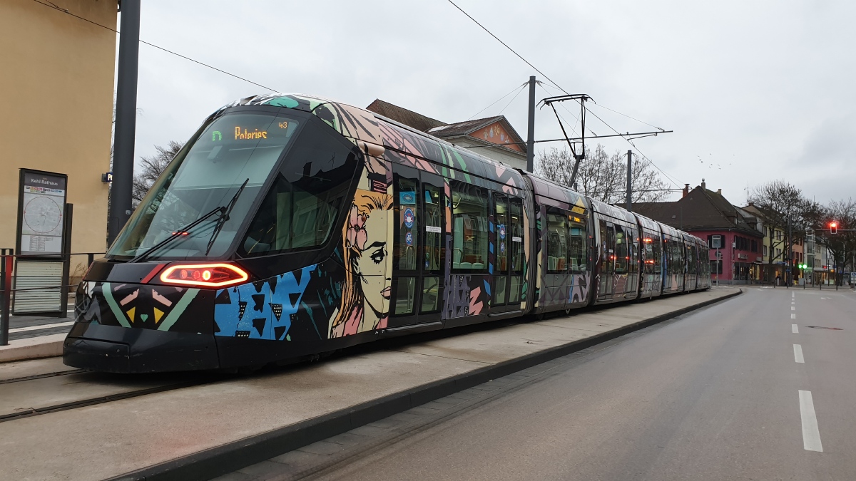 Straßburg, Alstom Citadis 403NG Nr. 3008