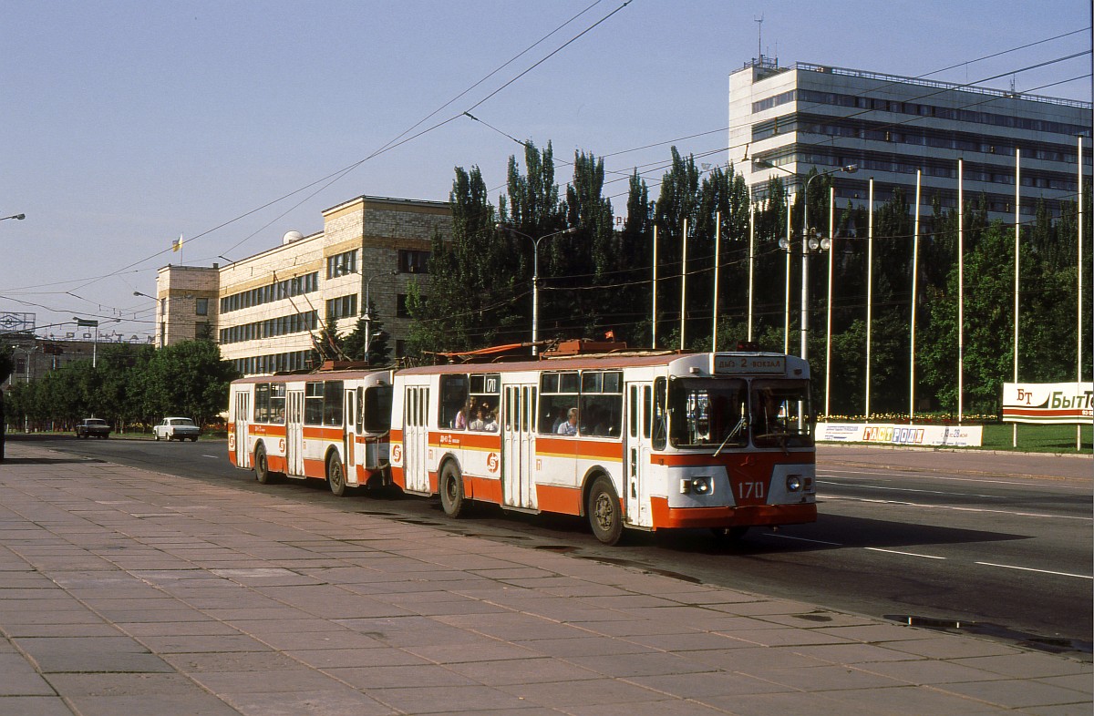 Донецк, ЗиУ-682В-012 [В0А] № 170; Донецк — Фотографии Matti и Томаса Фишера — 06.1992