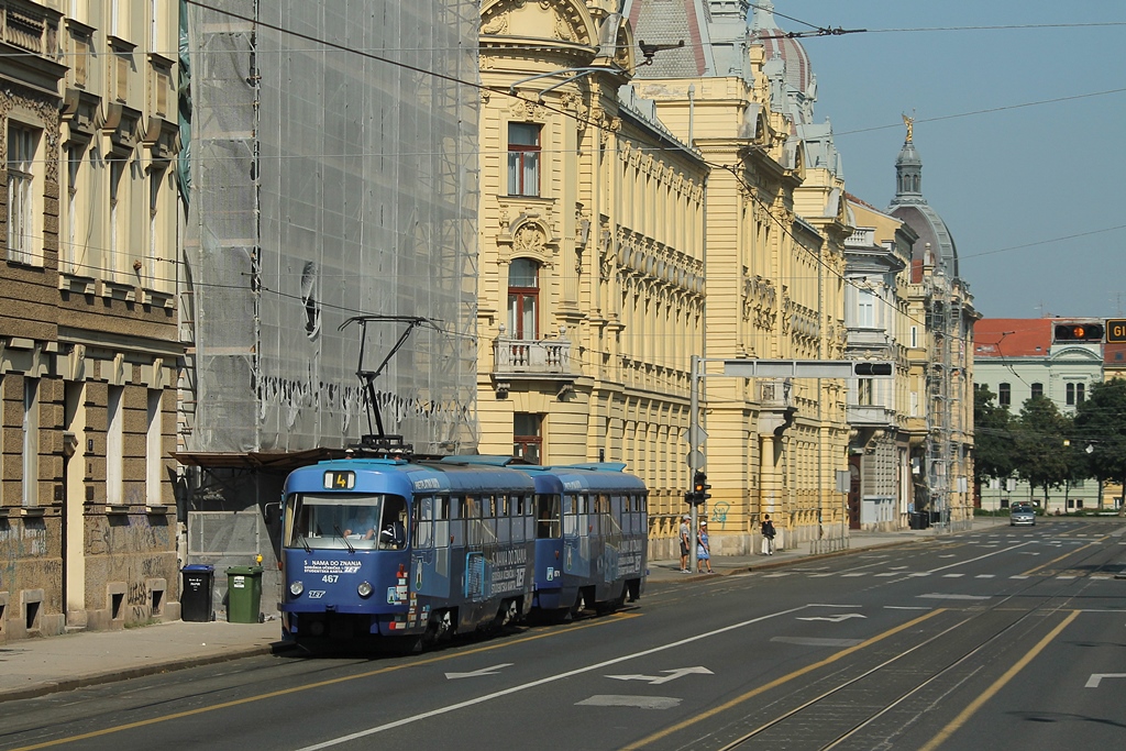 Загреб, Tatra T4YU № 467