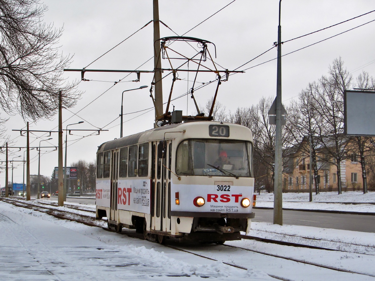 Харьков, Tatra T3SUCS № 3022