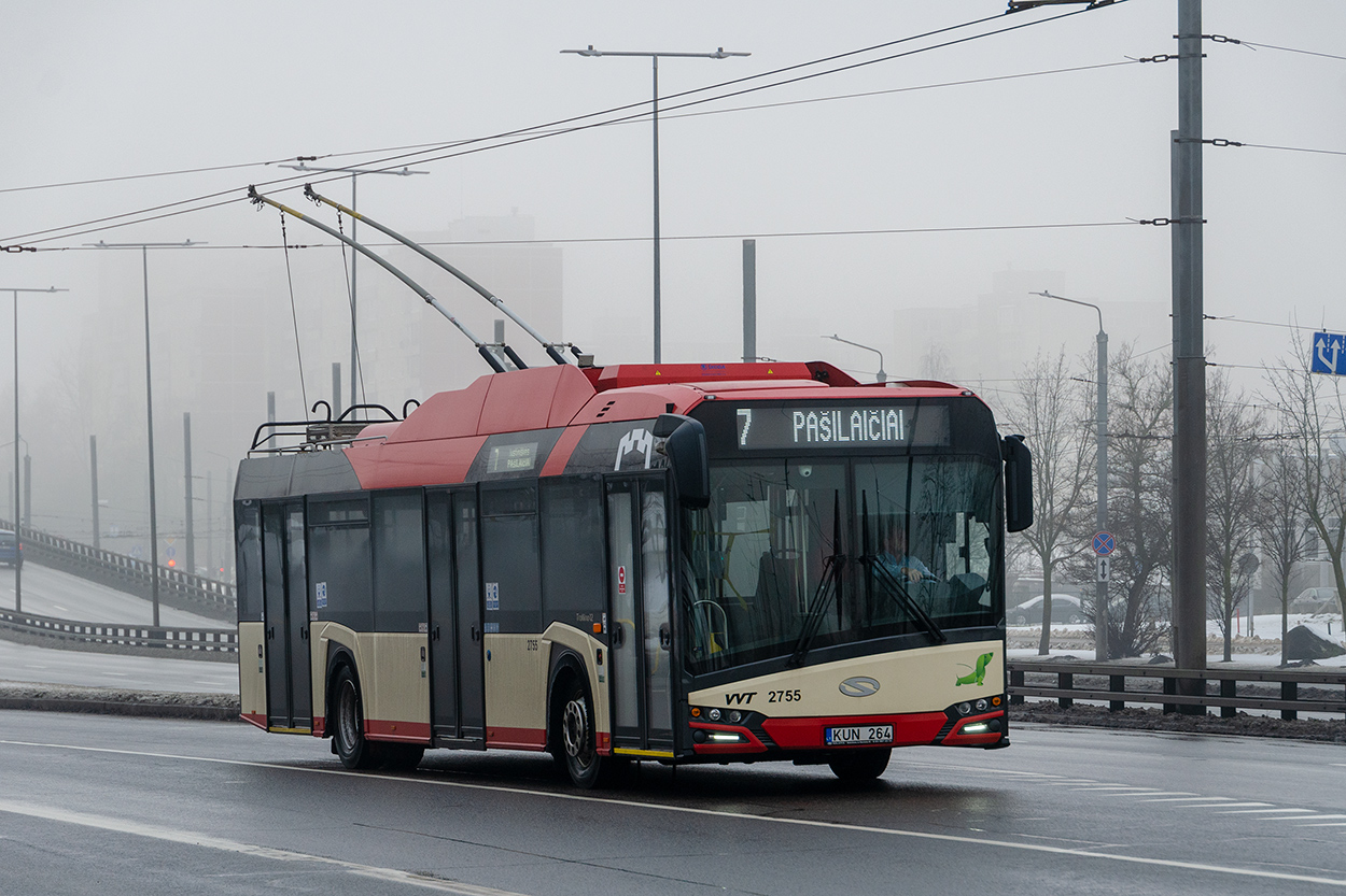 Вильнюс, Solaris Trollino IV 12 Škoda № 2755