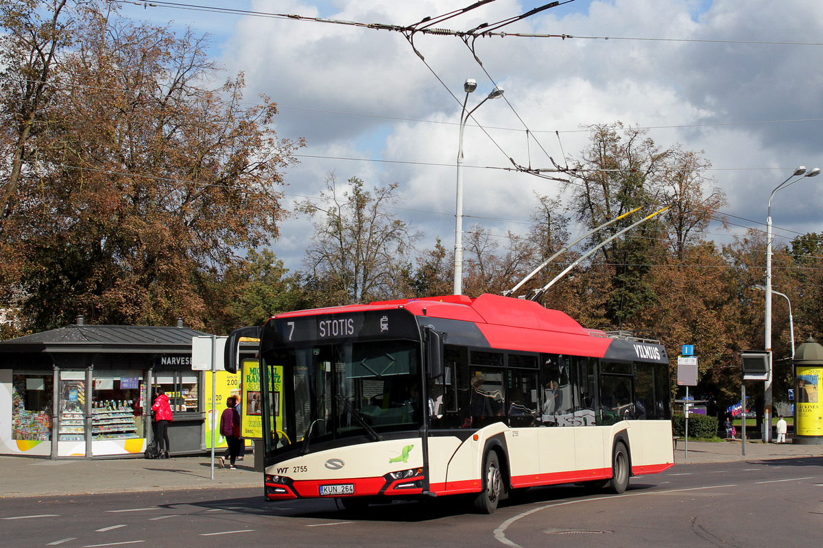 Вильнюс, Solaris Trollino IV 12 Škoda № 2755
