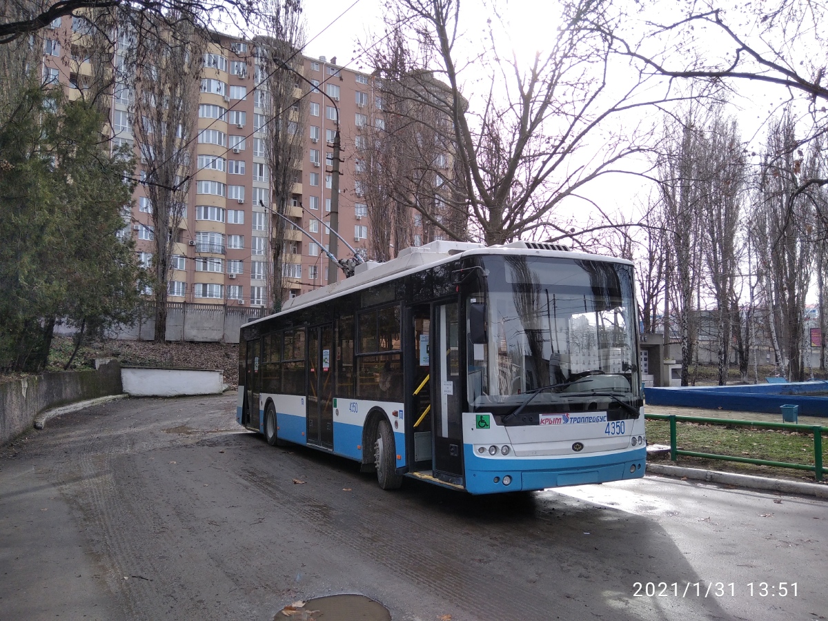 Crimean trolleybus, Bogdan T70110 # 4350