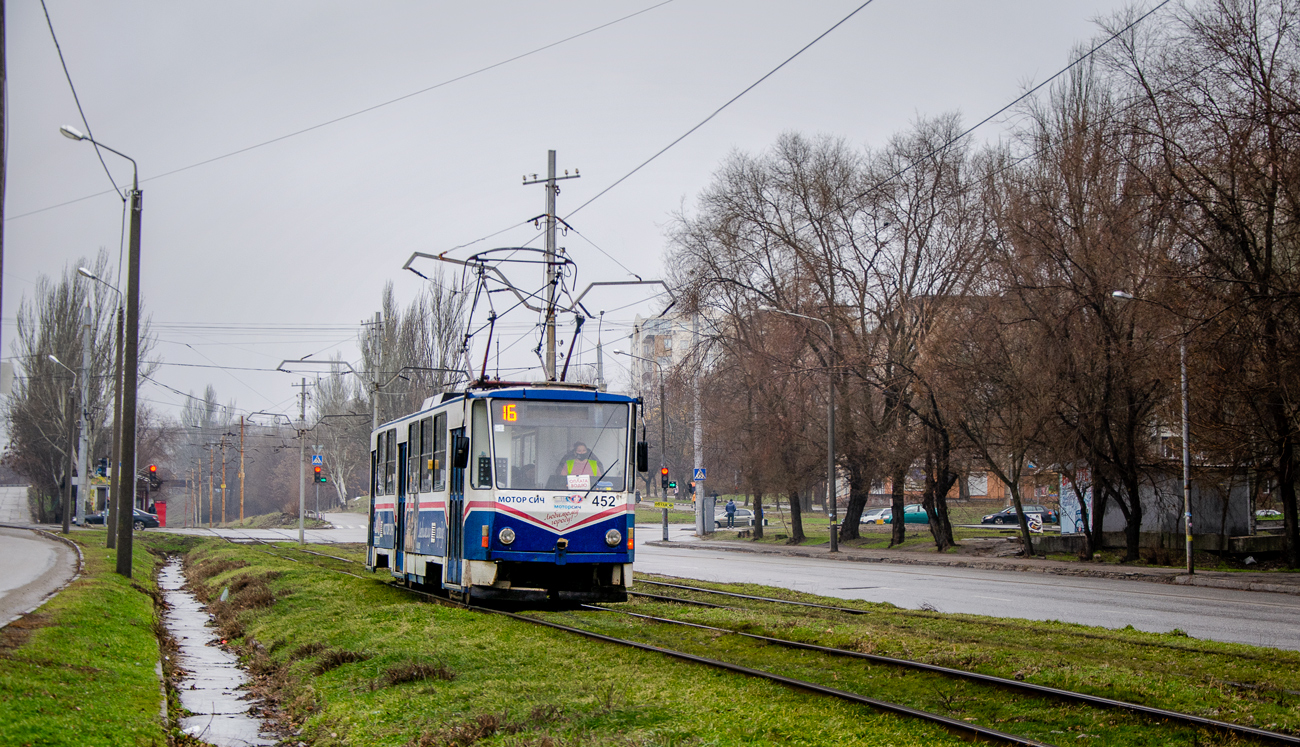 Запорожье, Tatra T6B5SU № 452