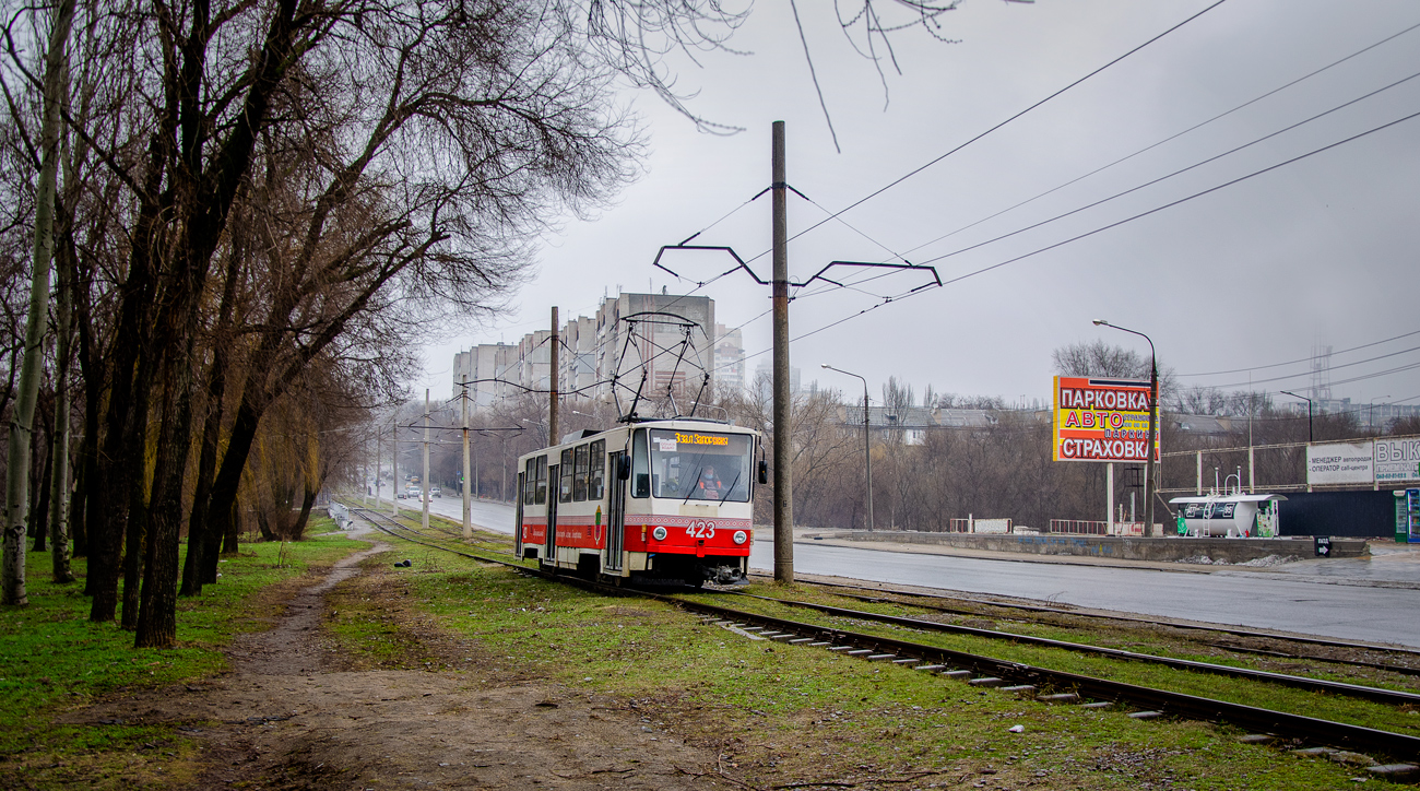 Запорожье, Tatra T6B5SU № 423