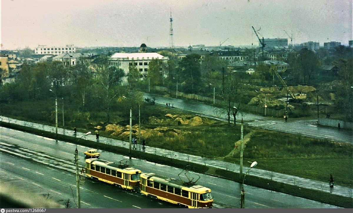 Тверь — Старые фотографии (1917—1991); Тверь — Трамвайные линии: Центральный район