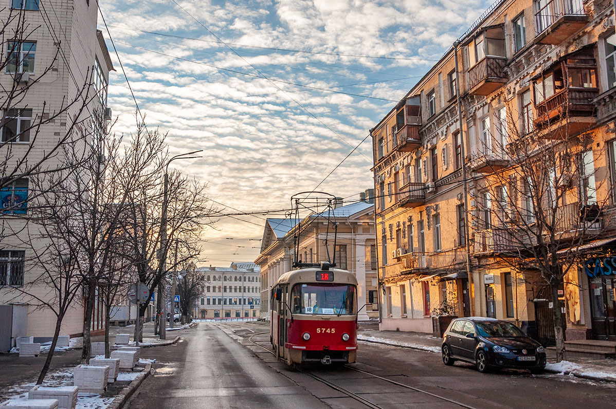 Киев, Tatra T3SU № 5745 Киев, Tatra T3SU № 5745