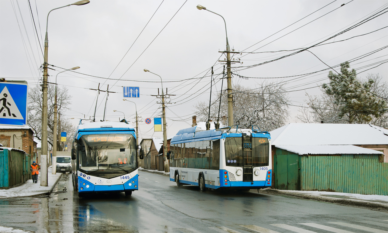 Маріуполь, АКСМ 321 (БКМ-Україна) № 1445; Маріуполь, АКСМ 321 (БКМ-Україна) № 1405