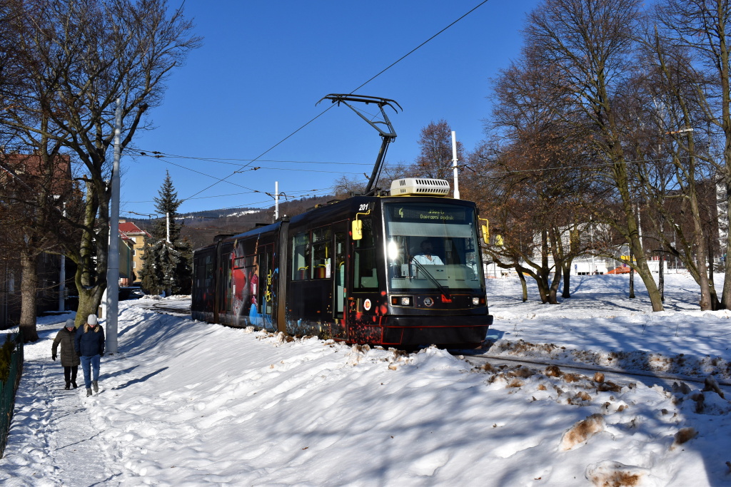 Мост ― Литвинов, Škoda 03T5 Astra/Anitra № 201
