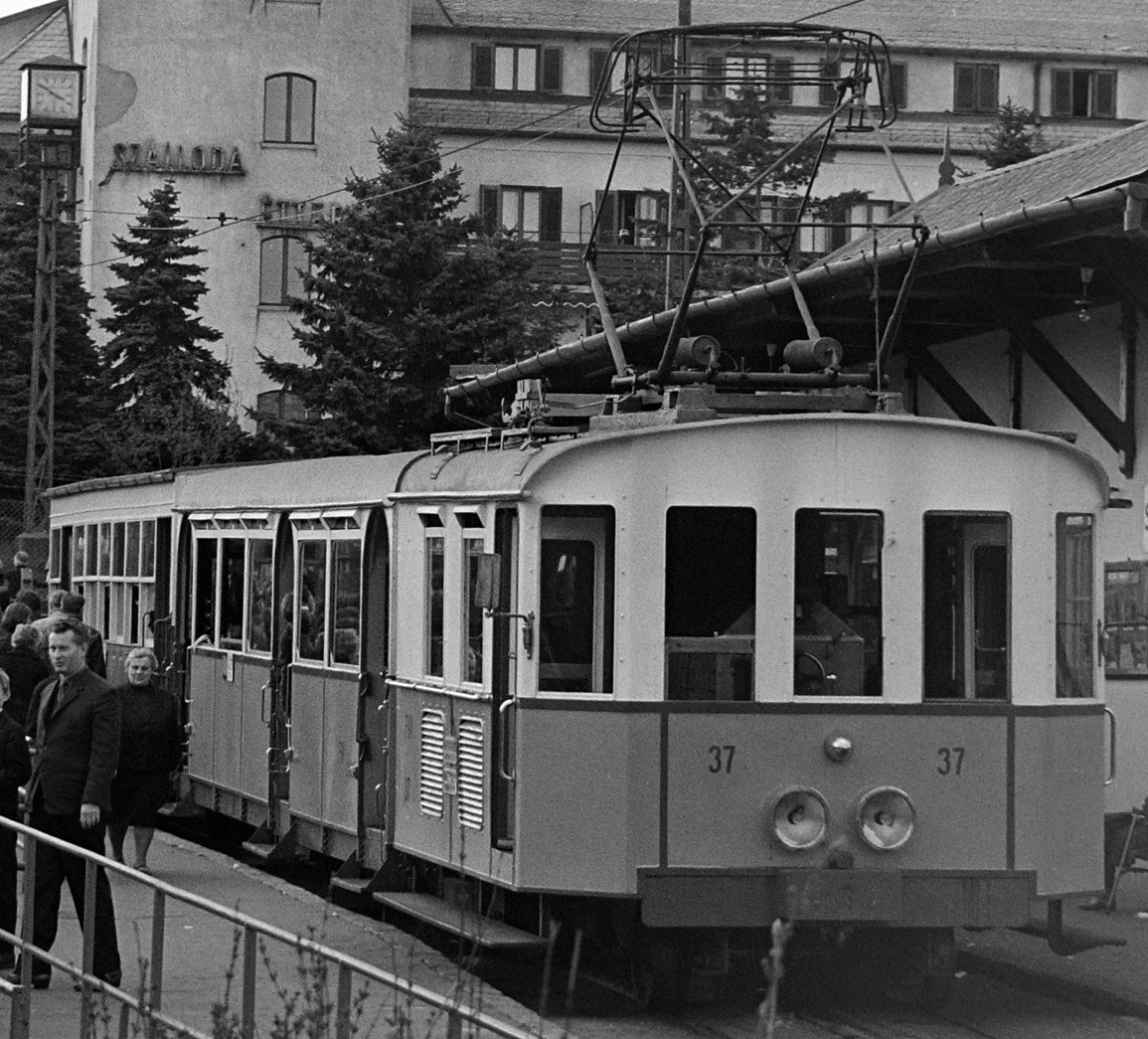 Будапешт, Зубчатый электровоз Ganz № 37; Будапешт — Старые фотографии