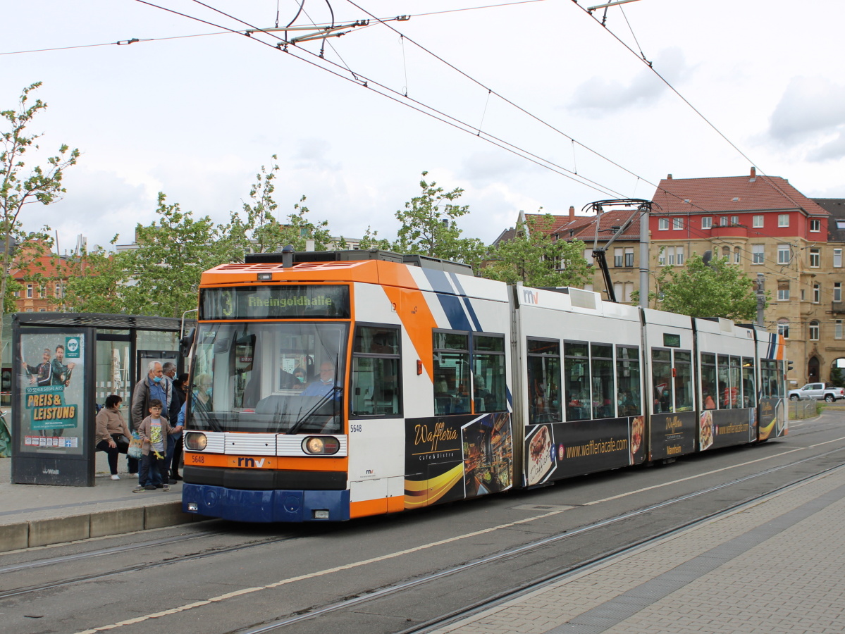 Rhein-Neckar, Duewag 6MGT č. 5648