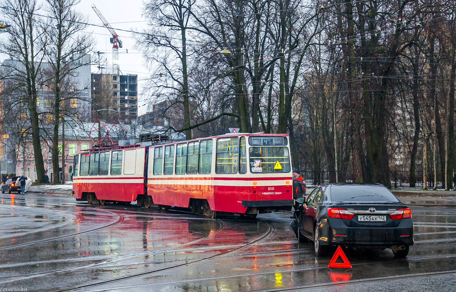 Санкт-Петербург, ЛВС-86К № 5111; Санкт-Петербург — Происшествия