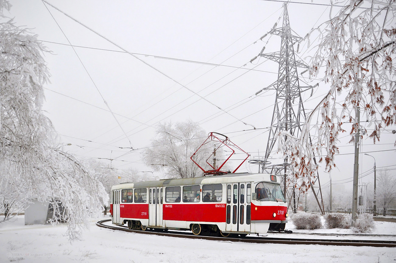 Волгоград, Tatra T3SU № 2718