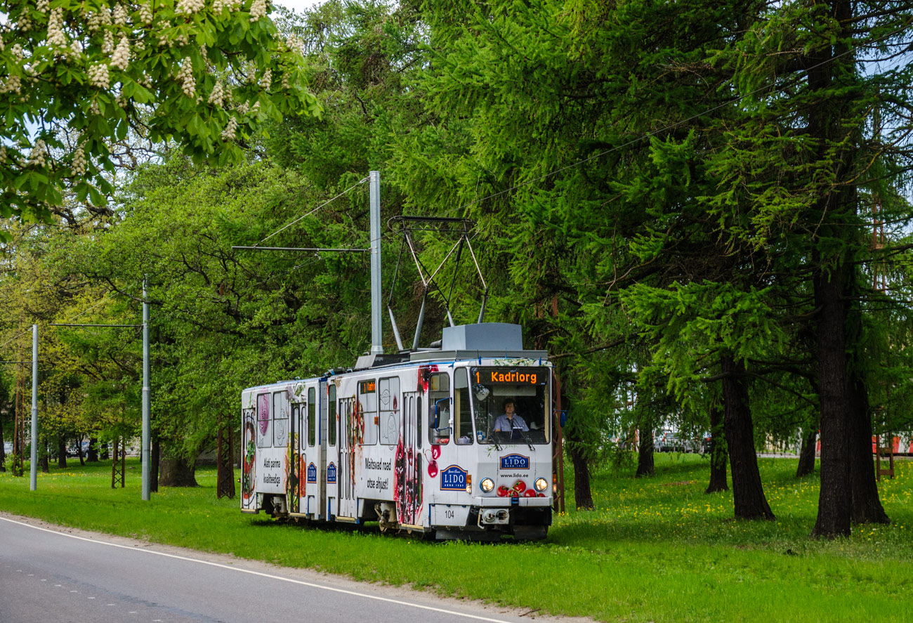 Таллин, Tatra KT4SU № 104