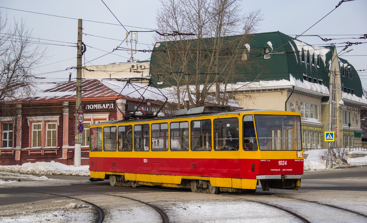 Барнаул, Tatra T6B5SU № 1024