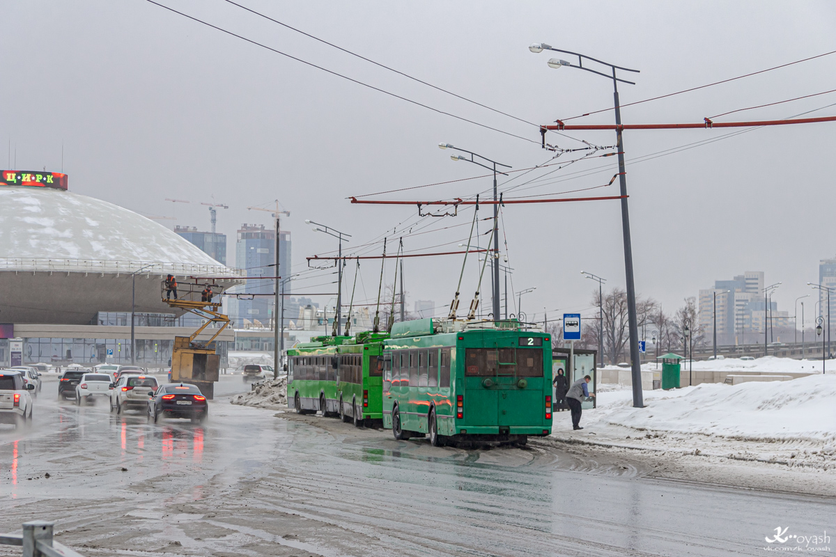 Казан, Тролза-5275.03 «Оптима» № 1463; Казан — ДТП и прочие происшествия с электротранспортом