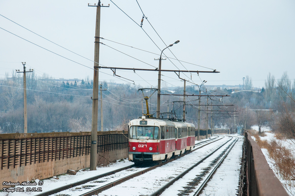 Кривой Рог, Tatra T3SU № 027