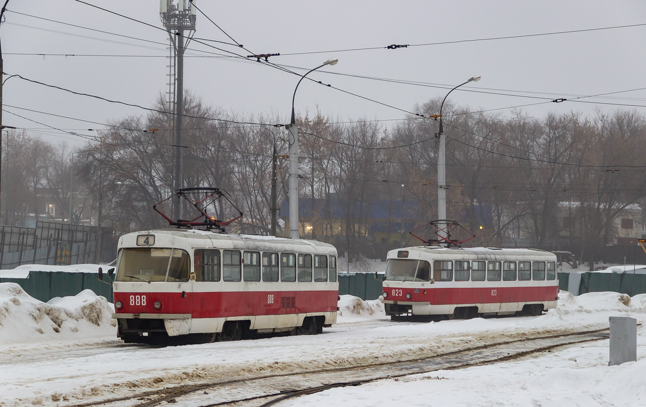 Samara, Tatra T3SU # 888; Samara, Tatra T3SU # 823; Samara — Accidents