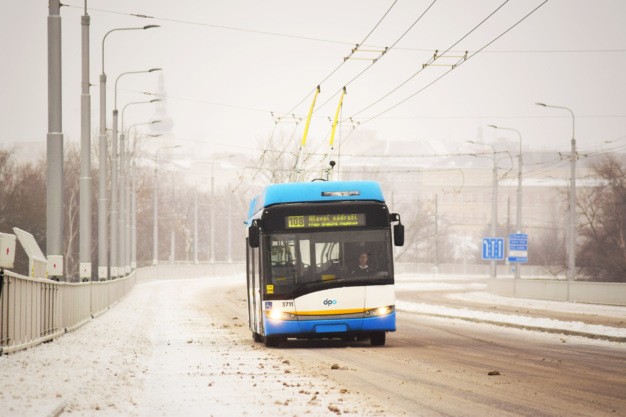 Острава, Solaris Trollino III 12 AC № 3711