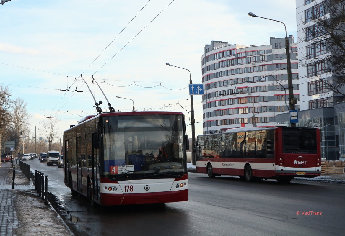 Ивано-Франковск, ЛАЗ E183D1 № 178